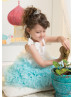 Ruffle Tulle Flower Girl Dress New Year Dress